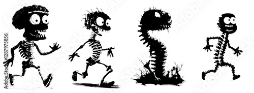 A cartoon character representing the human spine is depicted engaging in humorous and healthy running exercises, emphasizing a modern approach to backbone wellness through sport and workout training
