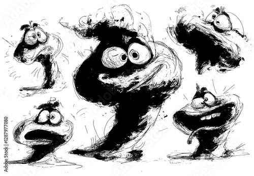 The illustration features a cartoon tornado mascot, characterized by a modern and cheerful depiction of a twister, cyclone, and storm, with visual elements including blue water, black wind clouds,