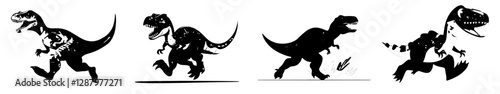 A cartoon character depicting a Velociraptor dinosaur, a prehistoric animal and ancient wildlife creature often studied in paleontology, is a Jurassic era monster and an extinct reptile predator now