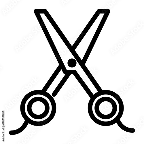 Hair scissors icon