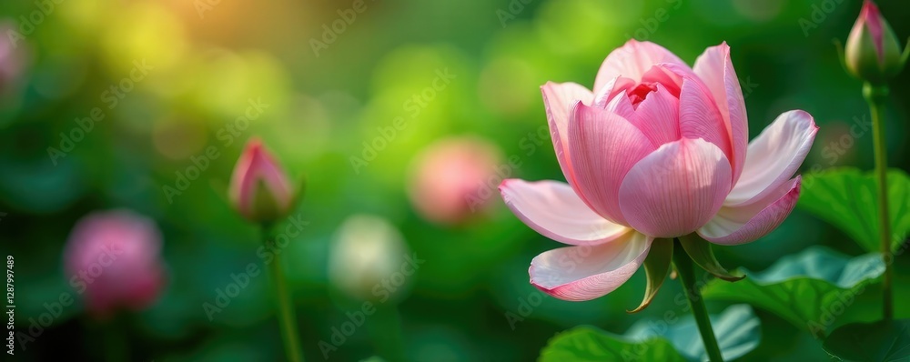 Soft petals unfolding amidst lush green foliage, foliage, flowers Soft petals unfolding amidst lush green foliage, foliage, flowers