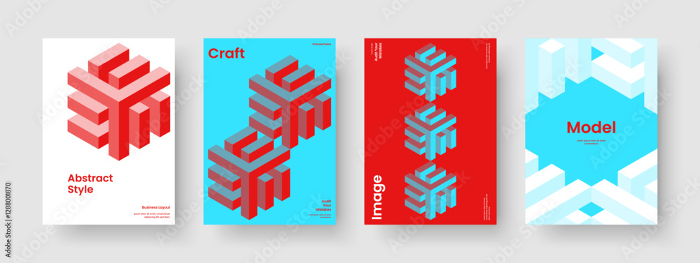 Obraz premium Abstract Brochure Layout. Modern Background Design. Isolated Business Presentation Template. Book Cover. Poster. Flyer. Report. Banner. Newsletter. Catalog. Pamphlet. Brand Identity. Handbill