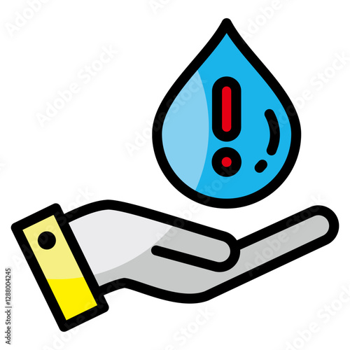 Water Scarcity  Icon Element For Design