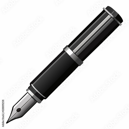 premium black fountain pen 