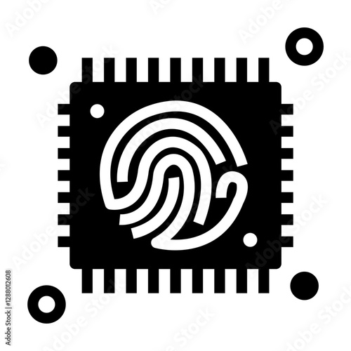 fingerprint scanner Solid icon