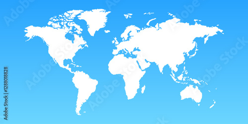 Detailed world map image, perfect for travel blogs, business presentations, educational materials, and design projects. Enhance your content with this high-quality visual. Blue background.