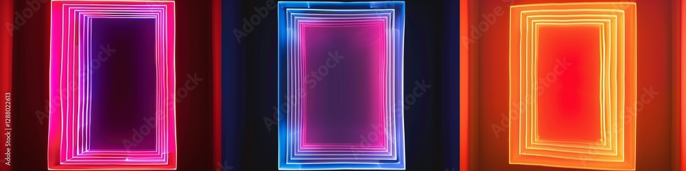 background with multicolored glowing lines. background with multicolored glowing lines.