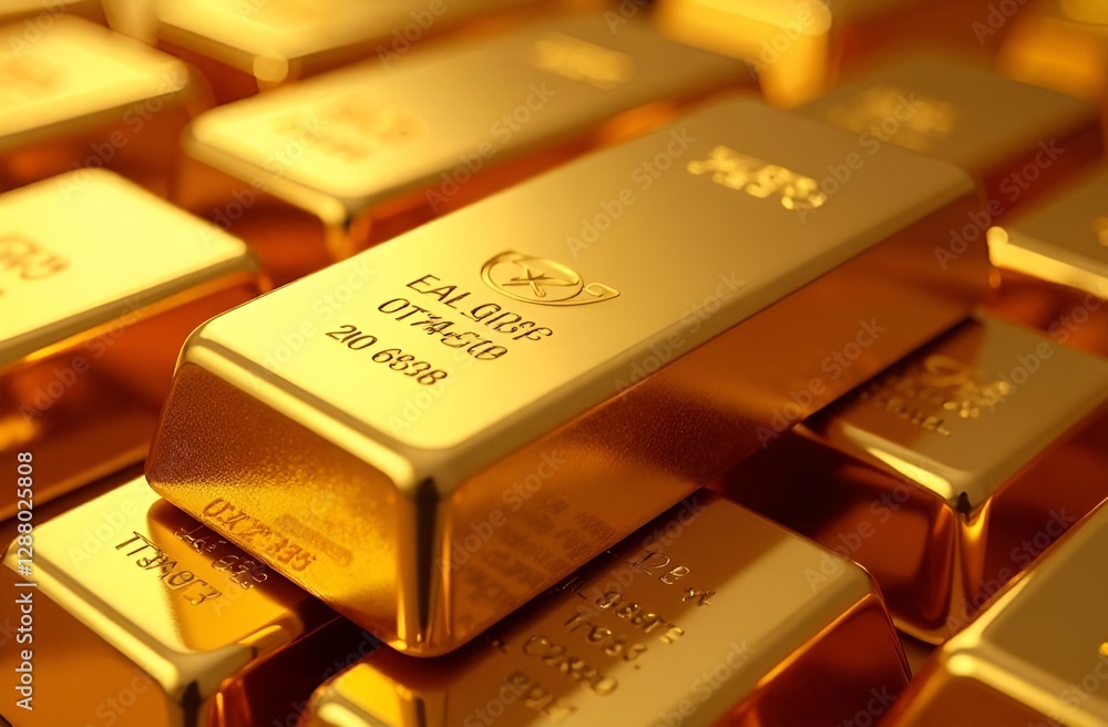 Stacked Gold Bars. Luxury Gold Bars background. Perfect background for bank and financial company. Investments theme. Investment business banner template design. Golden Bars wall. Stacked Gold Bars. Luxury Gold Bars background. Perfect background for bank and financial company. Investments theme. Investment business banner template design. Golden Bars wall.