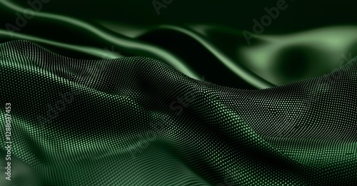 A light green and dark yellow background provides the setting for a dynamic abstract square shape, which is intertwined with an abstract striped fast sport concept to create a speed-driven and