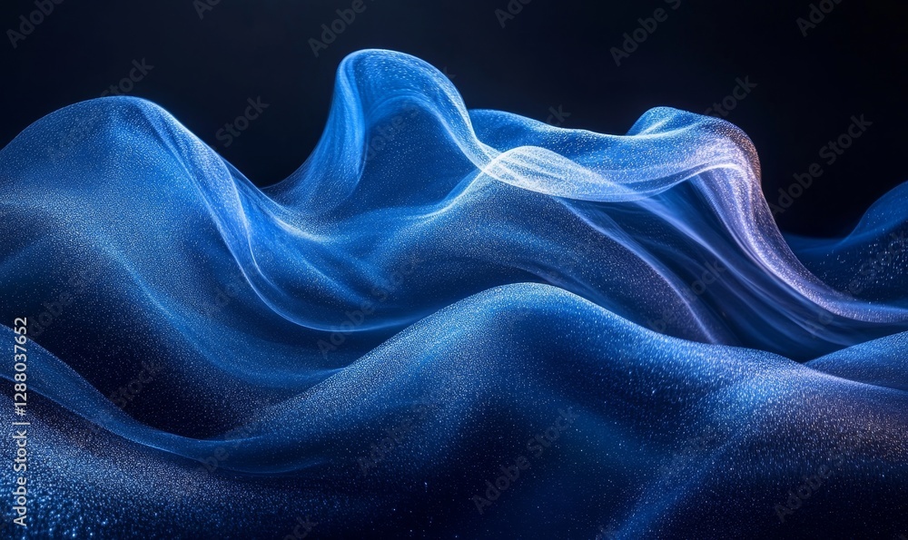 Obraz premium Fluid Light Design, Generative AI