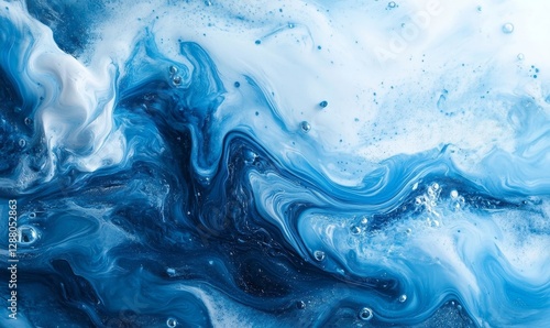 Fluid Light Blue Gradient, Generative AI