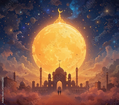 mosque Ramadan Islamic background