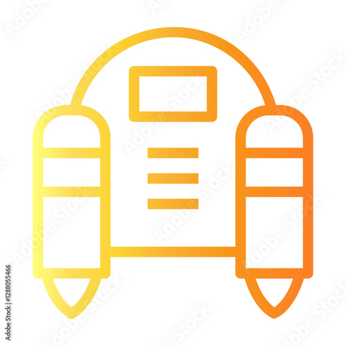 jetpack Line Gradient Icon