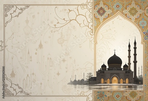 mosque Ramadan Islamic background