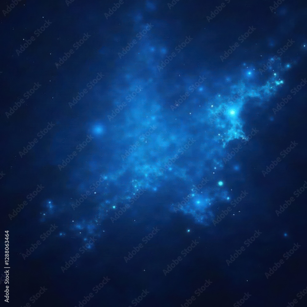 Fototapeta premium Abstract dark blue texture, swirling nebula effect, illustration, design