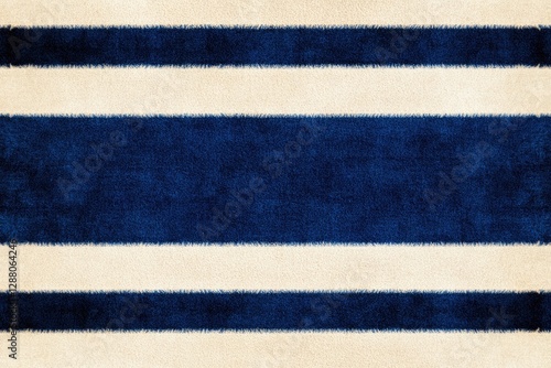 Navy blue and cream striped design exudes modern elegance and so