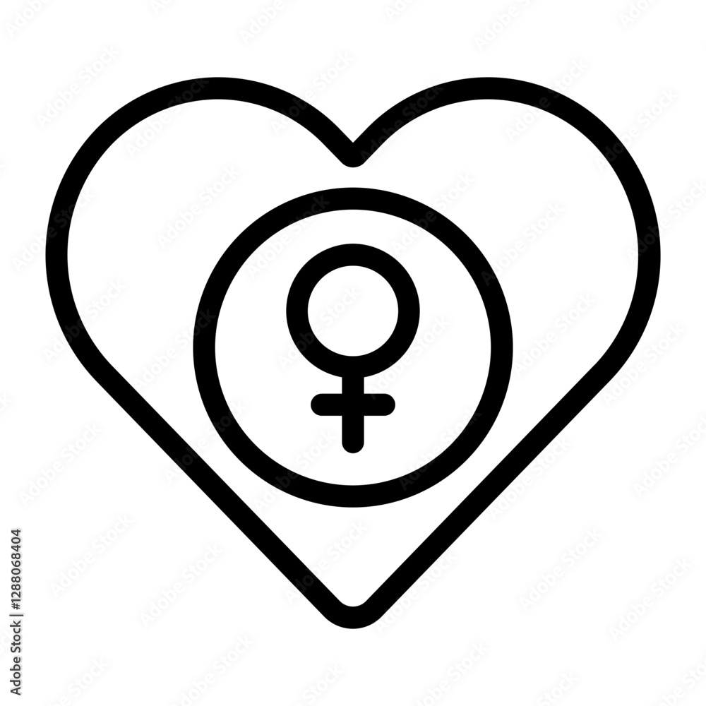 Womens Day Icon Womens Day Icon