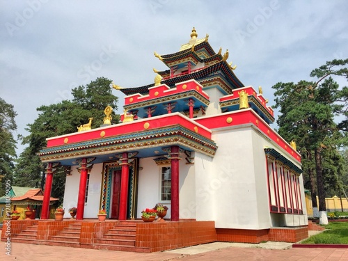Obraz na płótnie chinese temple architecture w salonie