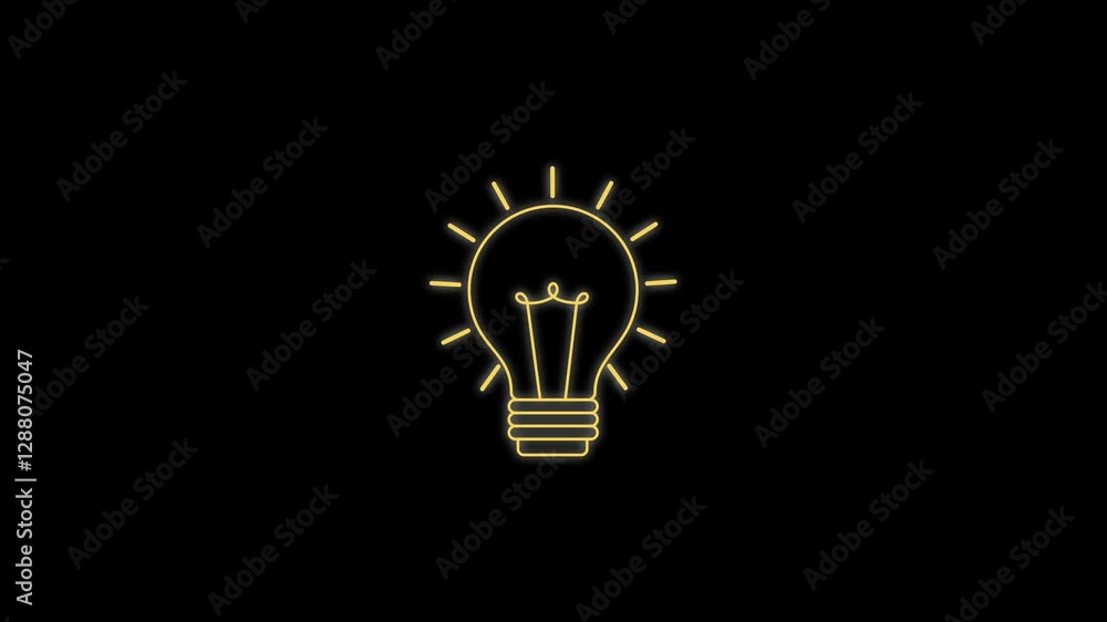 light bulb changing colors on black background light bulb changing colors on black background