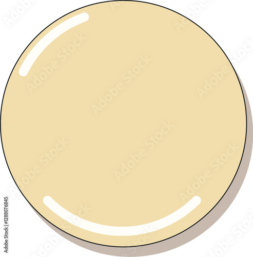 Glassmorphic Transparent Circle Buttons