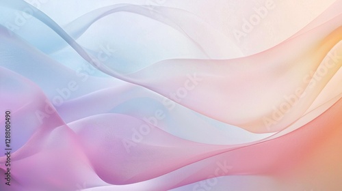 Wallpaper Mural Pastel Waves: Abstract Dreamy Swirls of Color Torontodigital.ca