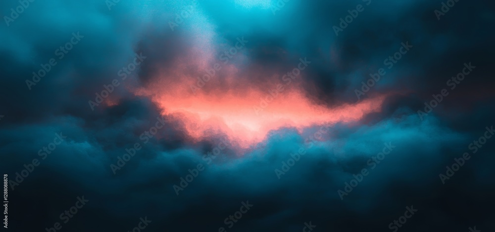 Abstract design featuring a grainy gradient background with blue, pink, and yellow hues and a glowing color wave on a dark black backdrop, complete with noise texture, suitable for a banner, poster, Abstract design featuring a grainy gradient background with blue, pink, and yellow hues and a glowing color wave on a dark black backdrop, complete with noise texture, suitable for a banner, poster,