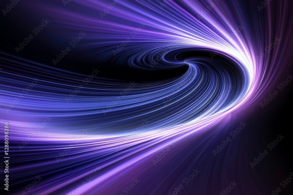 A blurred purple gradient forms the basis of this abstract background with rays of light A blurred purple gradient forms the basis of this abstract background with rays of light