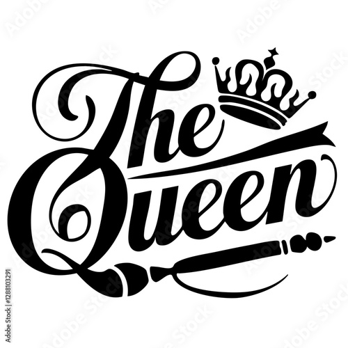The queen quote svg