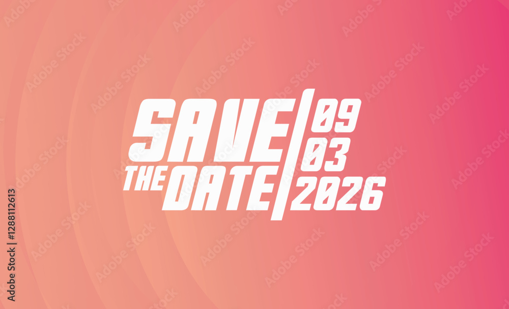Save the date banner. Can be used for business, marketing and advertising Save the date banner. Can be used for business, marketing and advertising