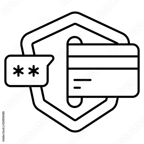 Creative design icon of atm withdrawal