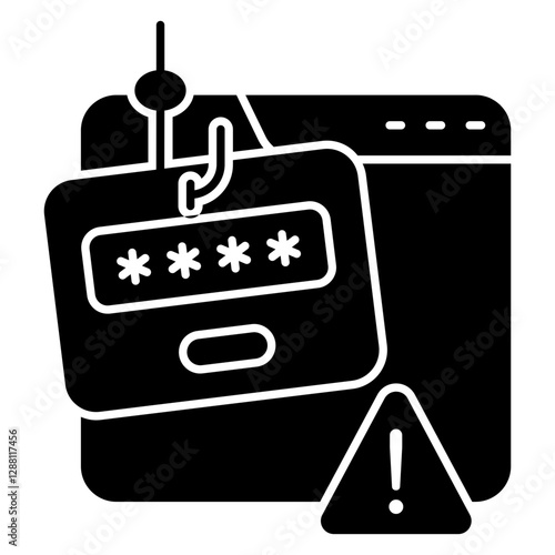 Premium design icon of web phishing
