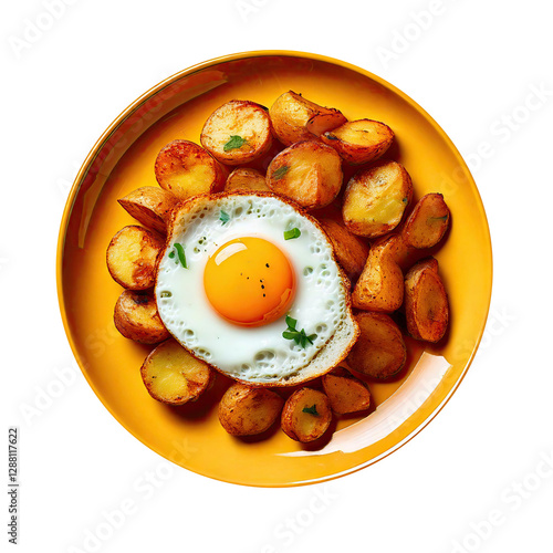 Delicious Plate of Fried Eg...