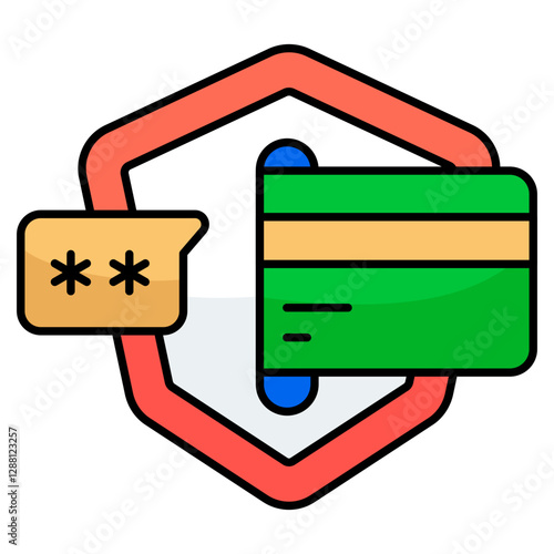 Creative design icon of atm withdrawal