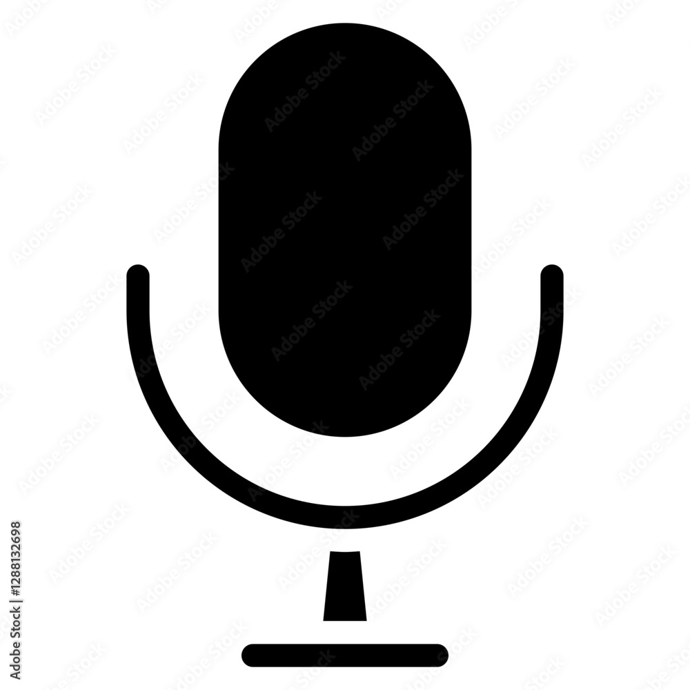 Recording Microphone Icon Recording Microphone Icon