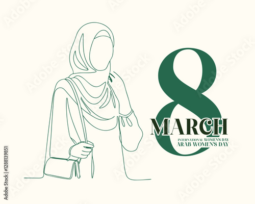 Honoring Arab Women – Celebrate Saudi and Emirati Women on International Women's Day with this Elegant Design -  8 march - march 8