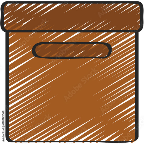 Closed Storage Box Icon