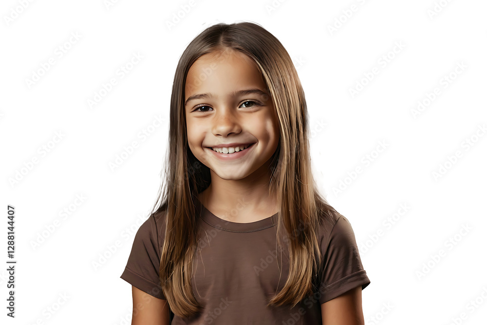 Portrait of a happy child smiling, isolated on transparent background Portrait of a happy child smiling, isolated on transparent background