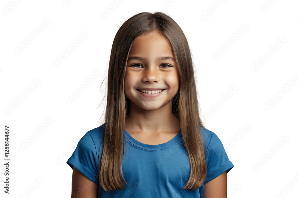 Portrait of a happy child smiling, isolated on transparent background Portrait of a happy child smiling, isolated on transparent background