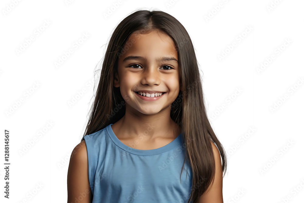 Portrait of a happy child smiling, isolated on transparent background Portrait of a happy child smiling, isolated on transparent background