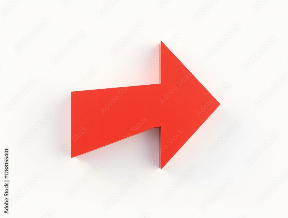 Abstract red arrow for icon Abstract red arrow for icon