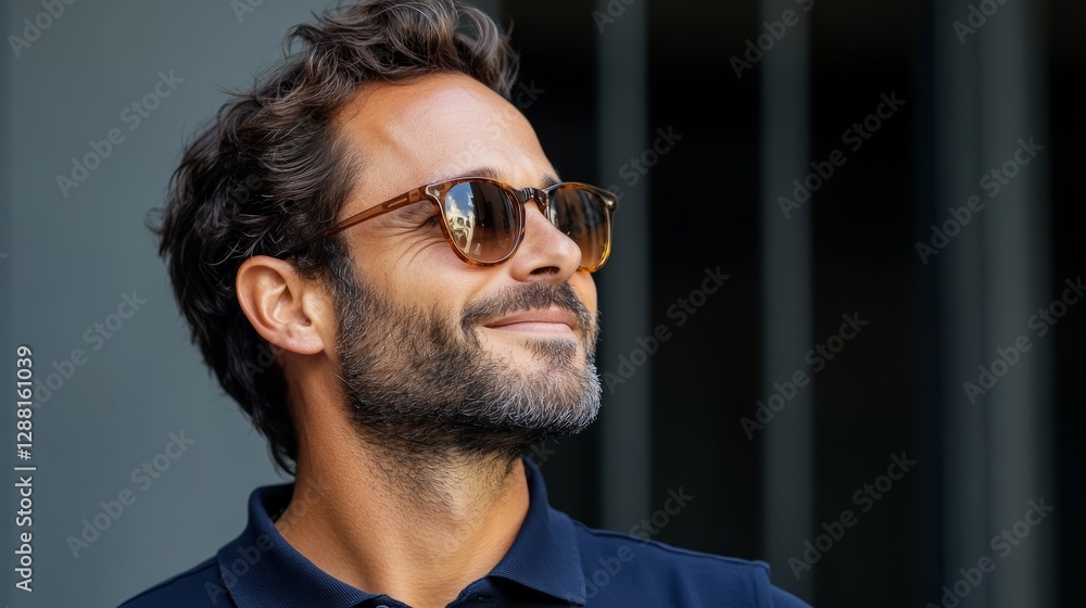 Obraz premium The image features a man.