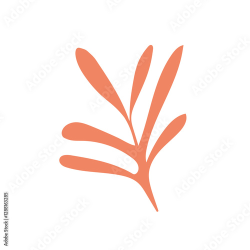 pastel bold Flower in modern minimal style