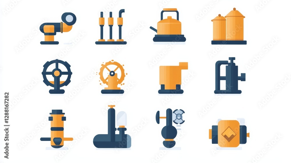 Corrosion multi-style icon, outline, flat, glyph, dual tone, line color, UI, UX kit, app and web development, digital or print. For industry, education, ecology, environment, water treatment theme. Corrosion multi-style icon, outline, flat, glyph, dual tone, line color, UI, UX kit, app and web development, digital or print. For industry, education, ecology, environment, water treatment theme.