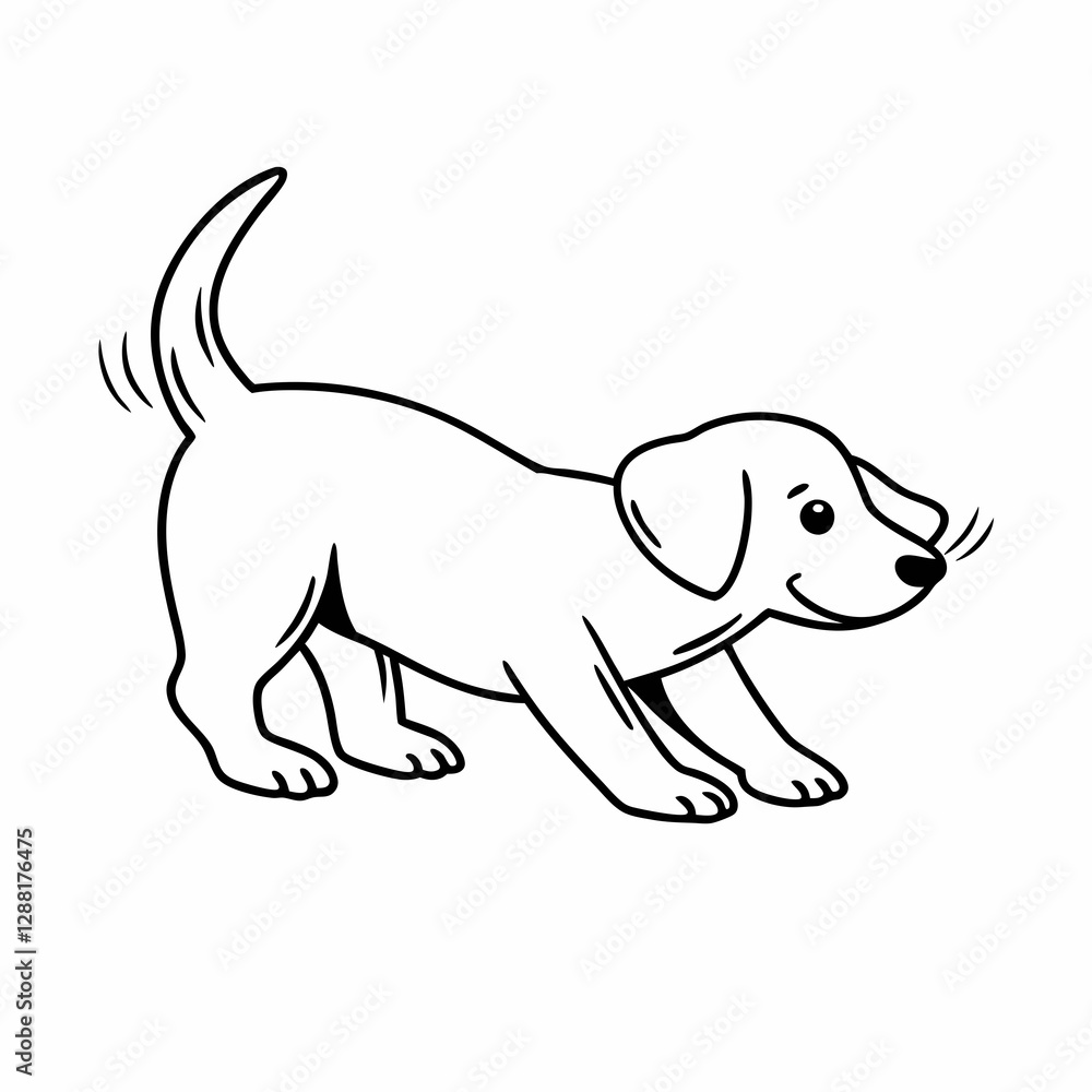 beagle dog vector illustration beagle dog vector illustration