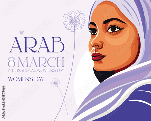 March 8th Special – A Unique Design Celebrating Saudi, Emirati, and Arab Women's Strength and Beauty - 8 march - march 8