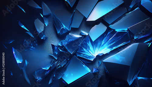 割れたガラスのテクスチャー壁紙素材4