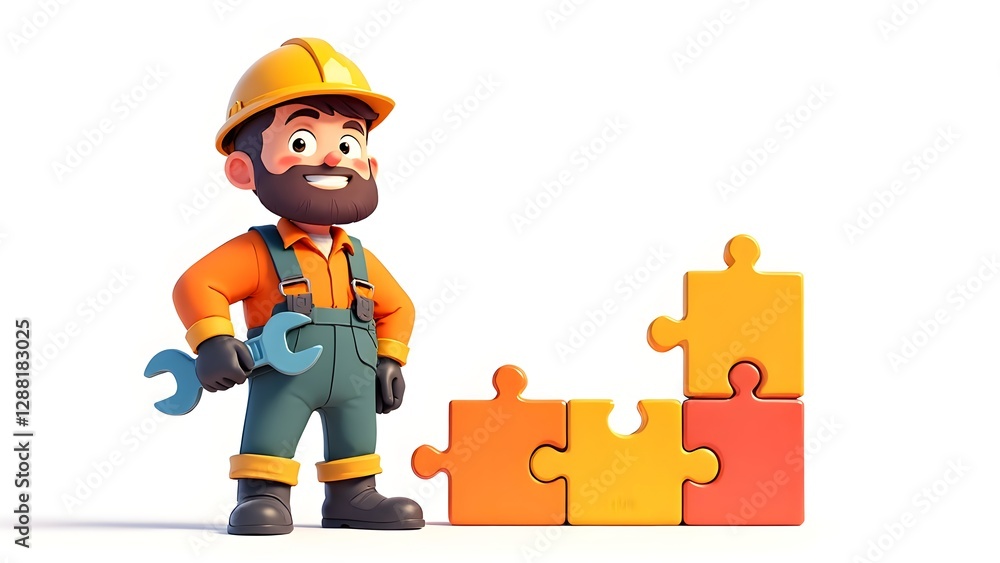Fototapeta premium The logical world of engineers