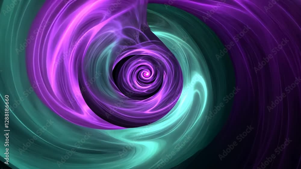 Abstract Fractal Spiral, Hypnotic Motion Graphics Background Loop Abstract Fractal Spiral, Hypnotic Motion Graphics Background Loop
