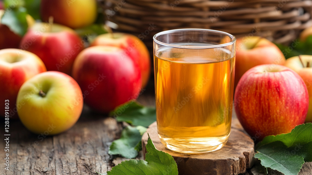 glass of apple juice glass of apple juice