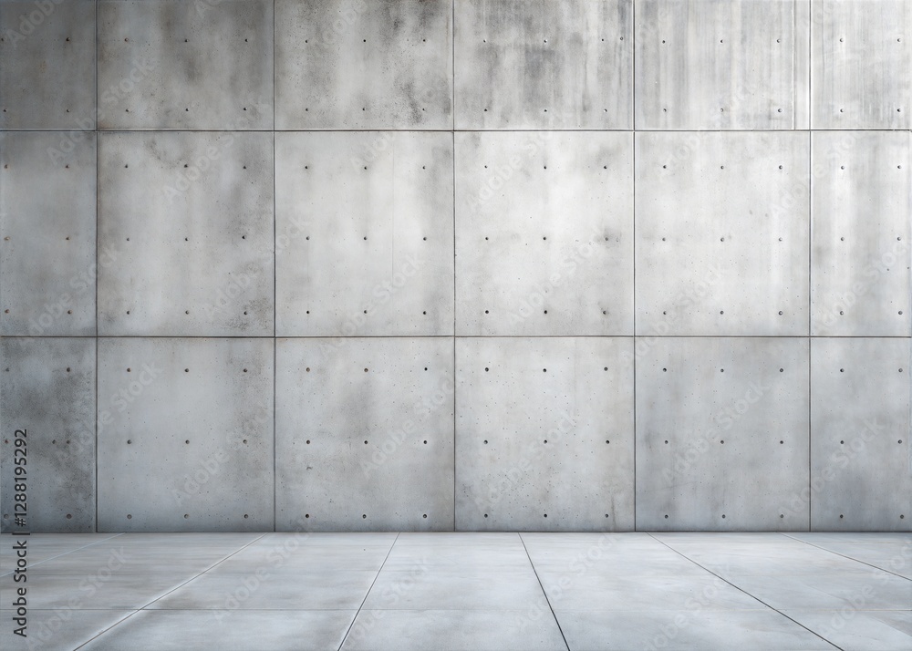 Empty Modern Concrete Space Interior Empty Modern Concrete Space Interior